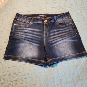Maurices Dark Blue Jean Shorts Sz.11/12